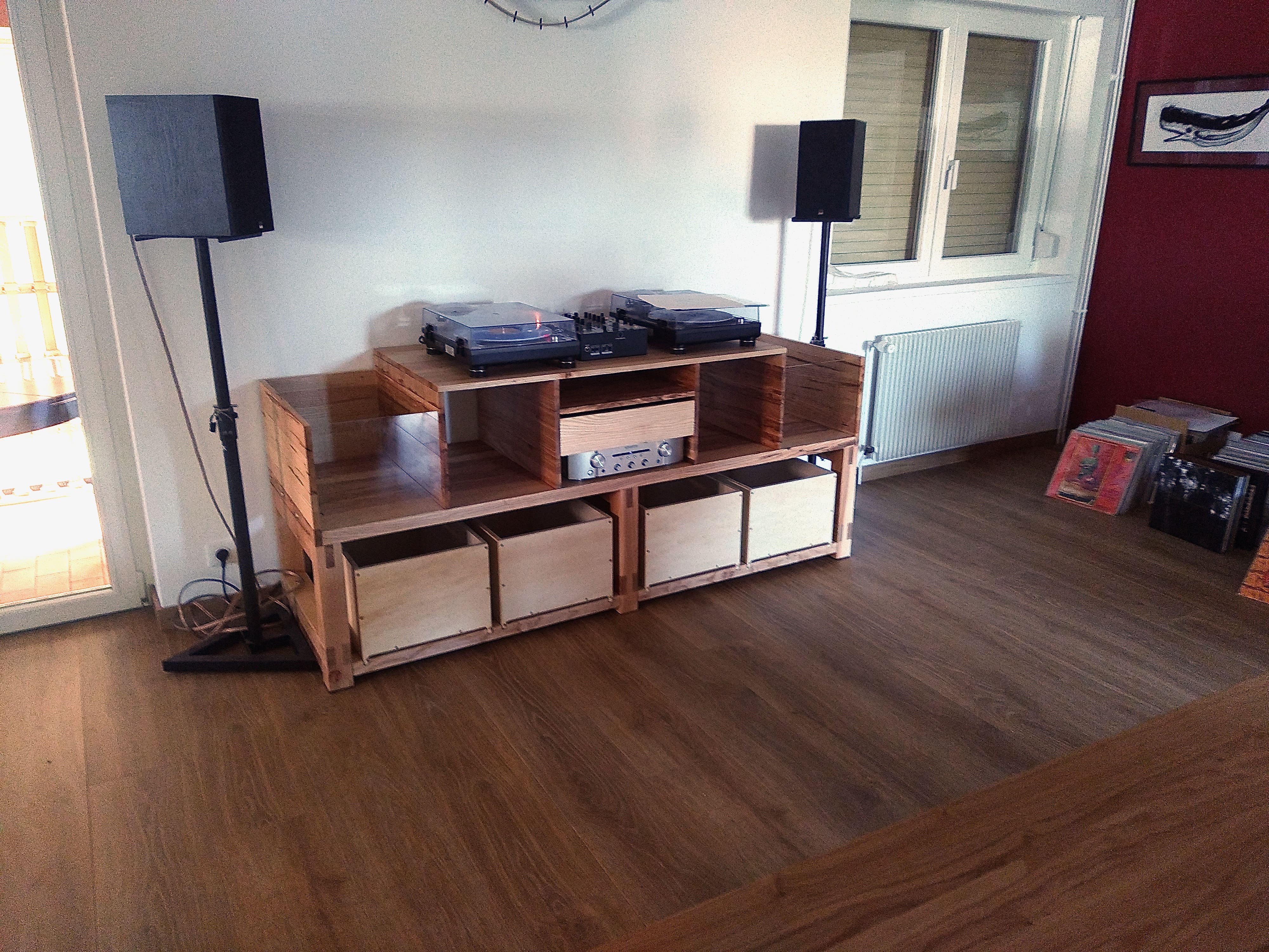 Meuble vinyle Mateo